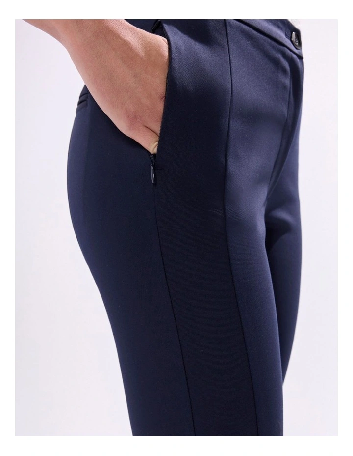 Phoebe Straight Leg Pant in Navy image 3