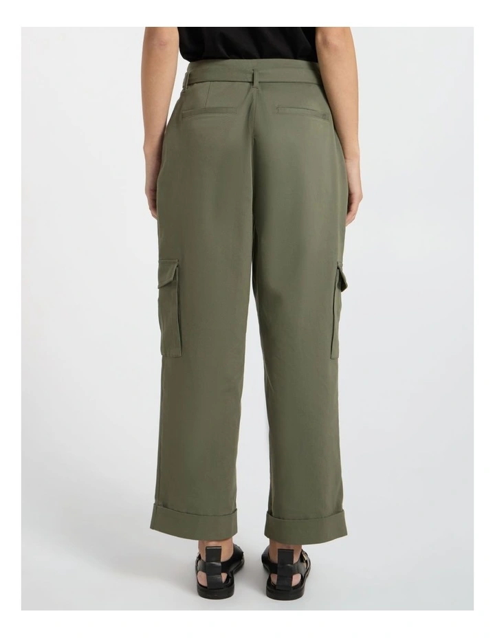 Bargo Cargo Pant in Olive Green image 5