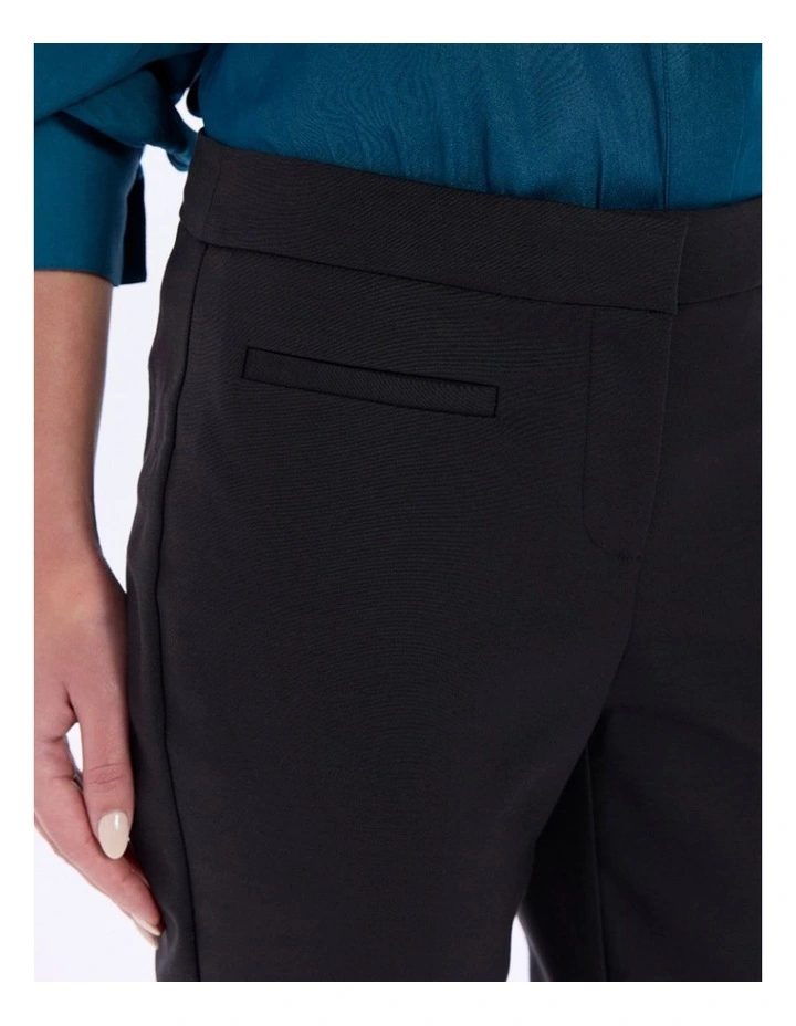 Alana Welt Pocket Pant in Black image 3