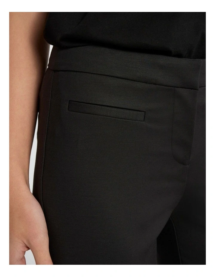 Alana Welt Pocket Pant in Black image 4