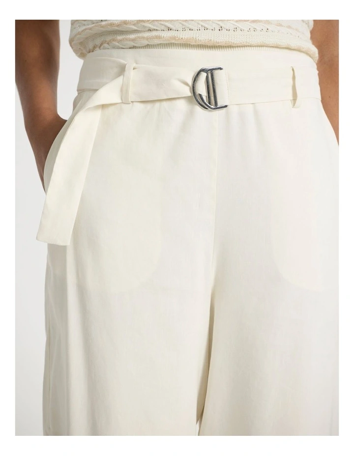 Adonis Barrel Leg Pant in Ivory image 4