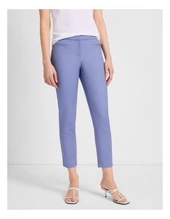 Alana Welt Pocket Pant in Denim Blue