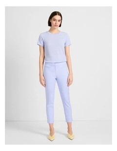 Alana Welt Pocket Pant in Periwinkle
