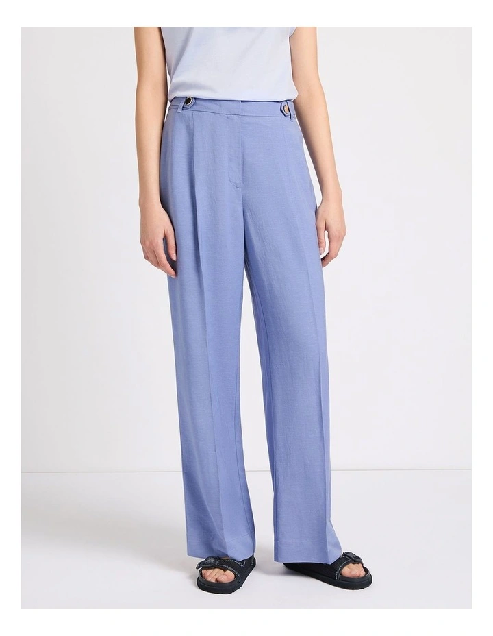 Marie Wide Leg Pant in Denim Blue image 2