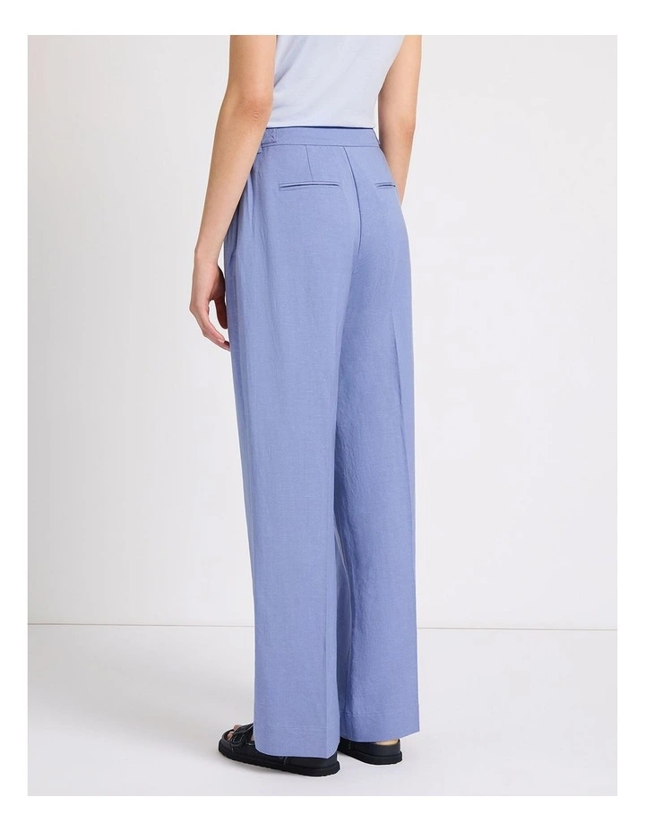 Marie Wide Leg Pant in Denim Blue image 3