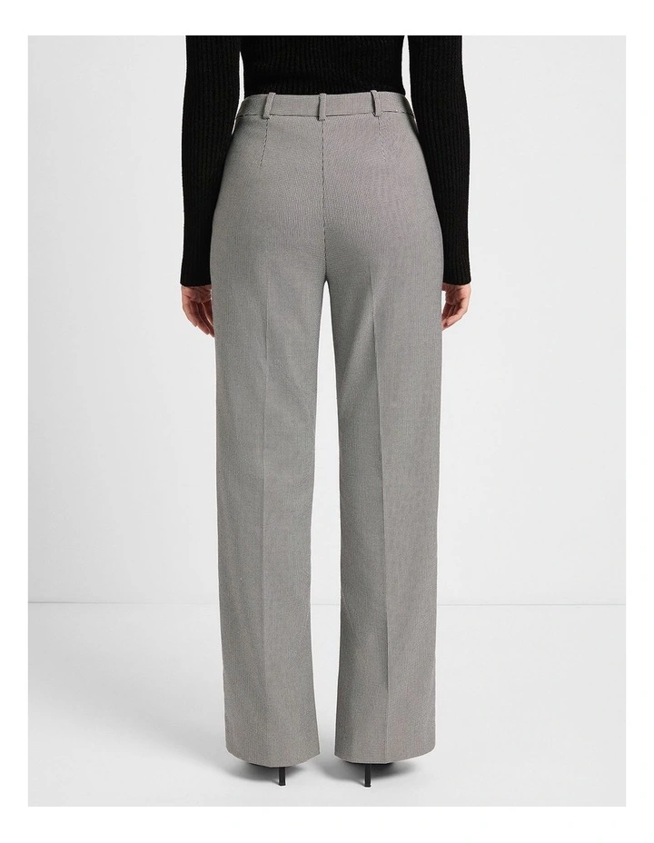 Shania Straight Leg Pant in Black/White image 3