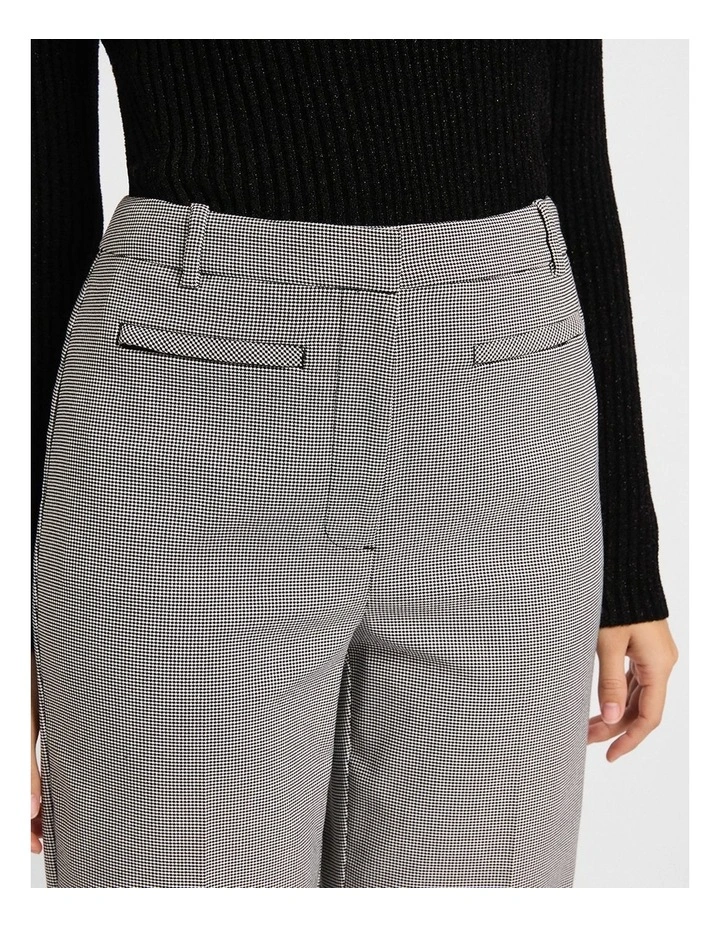 Shania Straight Leg Pant in Black/White image 4
