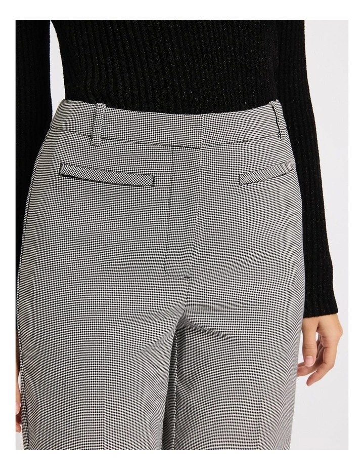 Shania Straight Leg Pant in Black/White image 4