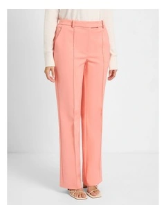 Mona Lisa Straight Leg Pant in Salmon