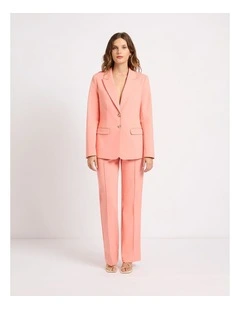 Mona Lisa Straight Leg Pant in Salmon