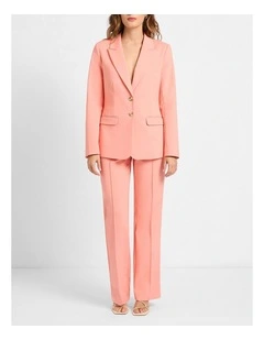 Mona Lisa Straight Leg Pant in Salmon