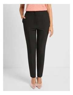 Louvre Slim Leg Pant in Caviar Charcoal