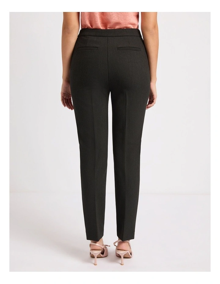 Louvre Slim Leg Pant in Caviar Charcoal image 3