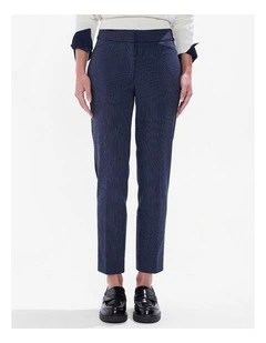 Courtier Pinstripe Pant in Navy Stripe