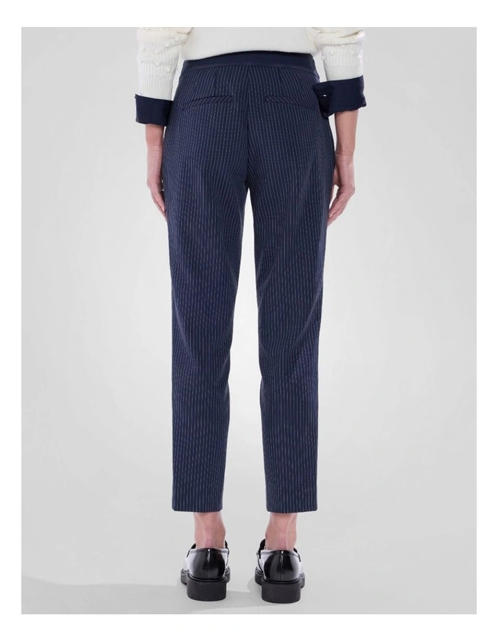 Courtier Pinstripe Pant in Navy Stripe image 3