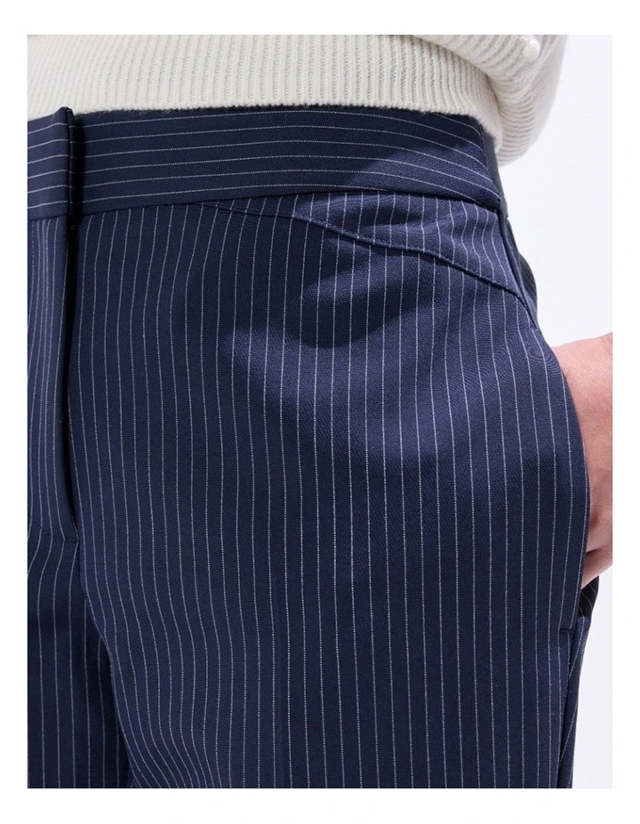 Courtier Pinstripe Pant in Navy Stripe image 3