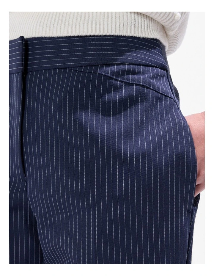 Courtier Pinstripe Pant in Navy Stripe image 4