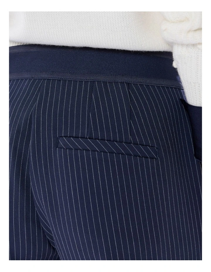 Courtier Pinstripe Pant in Navy Stripe image 4