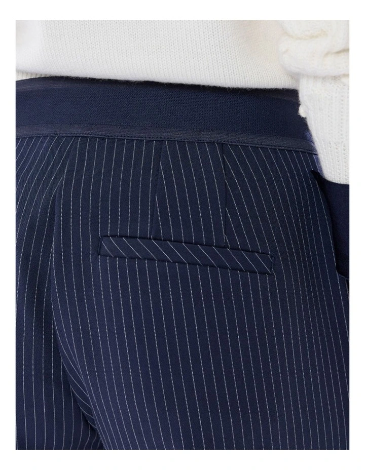 Courtier Pinstripe Pant in Navy Stripe image 5
