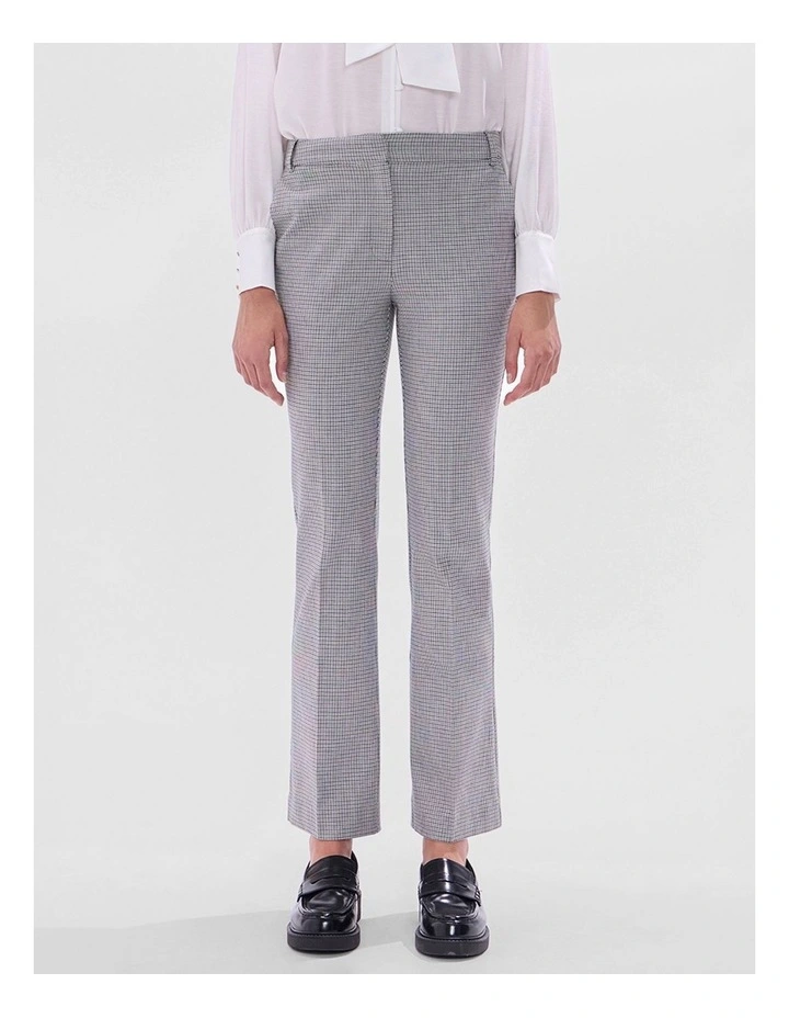 Dawn Check Pant in Grey Multi image 1
