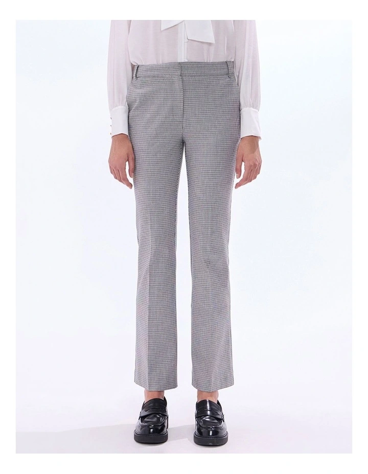 Dawn Check Pant in Grey Multi image 2