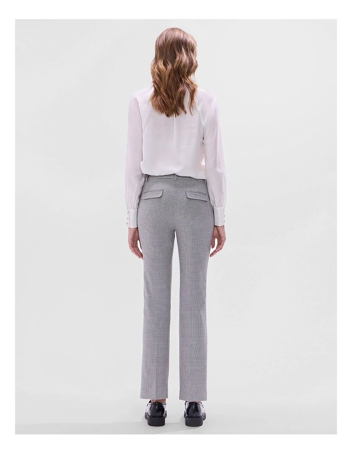 Dawn Check Pant in Grey Multi image 3
