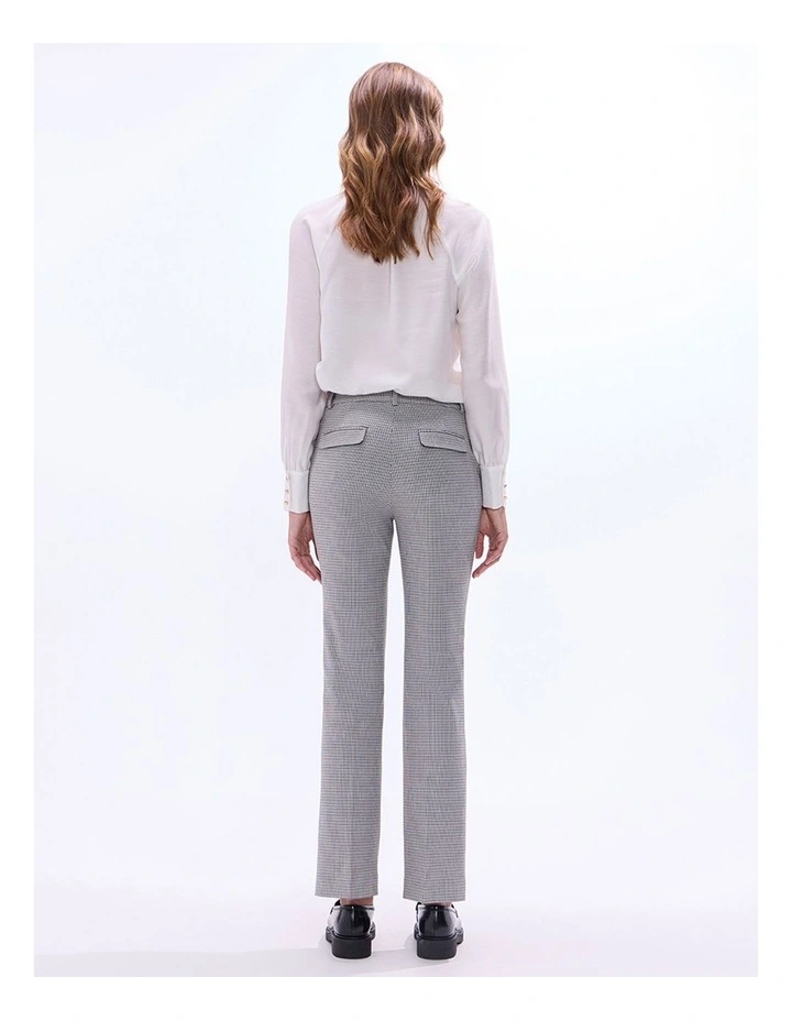 Dawn Check Pant in Grey Multi image 4