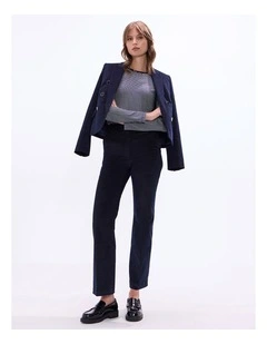 Simba Velvet Pant in Indigo