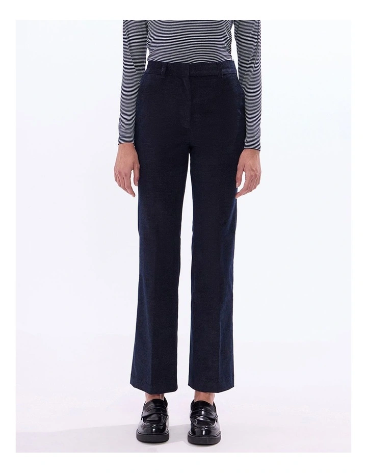 Simba Velvet Pant in Indigo image 2