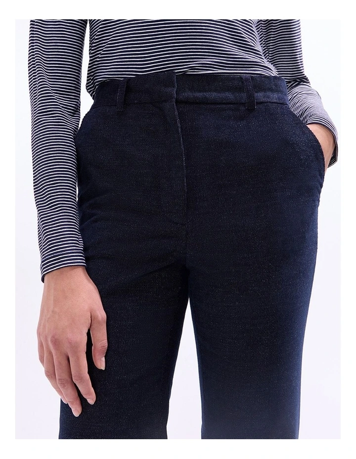 Simba Velvet Pant in Indigo image 3
