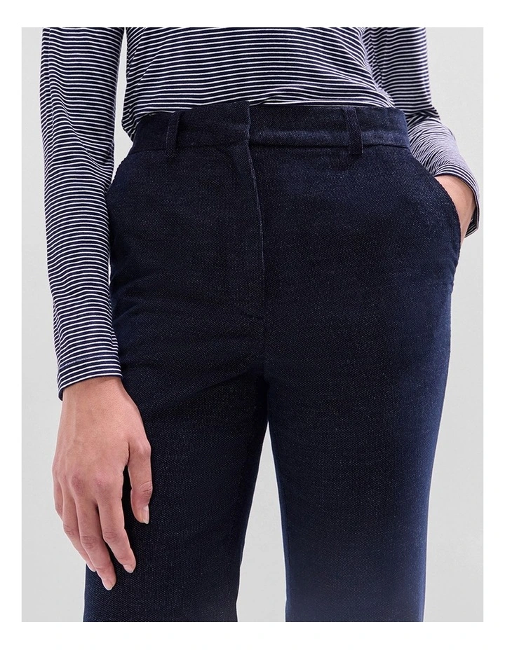 Simba Velvet Pant in Indigo image 4