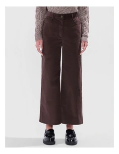 Cali Wide Leg Pant in Espresso
