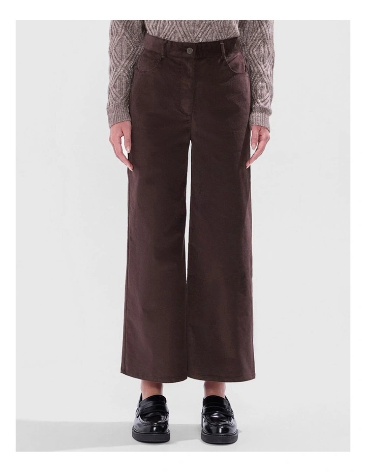 Cali Wide Leg Pant in Espresso image 1