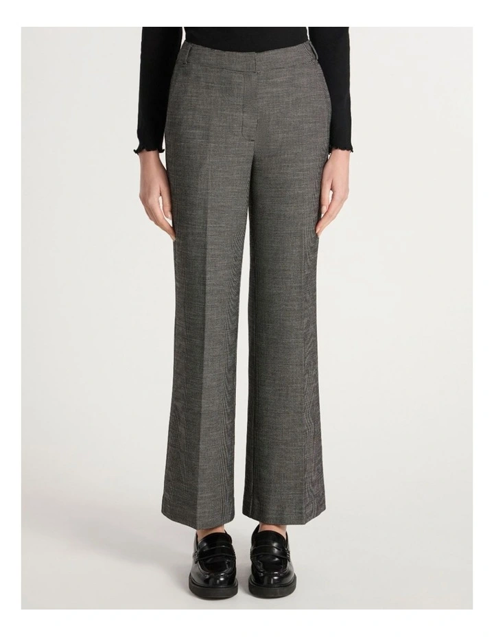 Sydney Wide Leg Pant in Black/White image 2