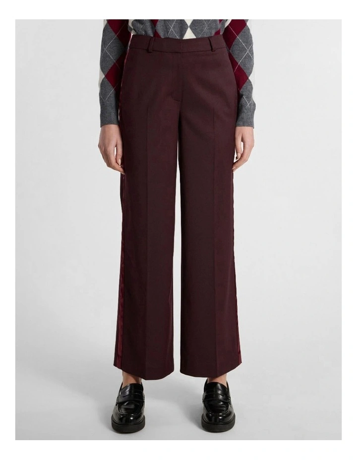 Sakura Wide Leg Pant in Ruby Port image 1