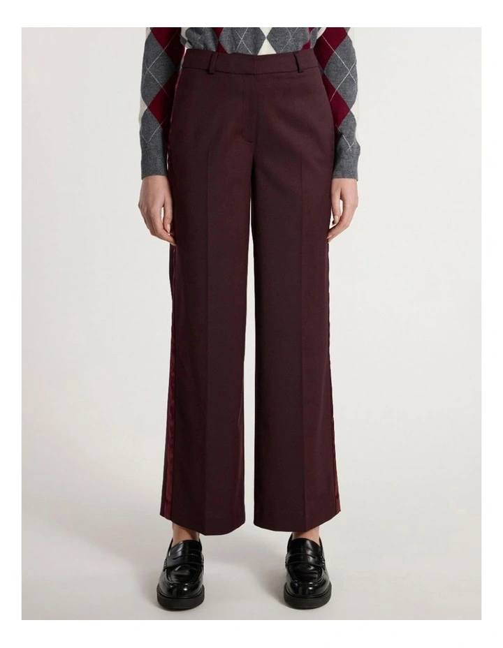 Sakura Wide Leg Pant in Ruby Port image 2