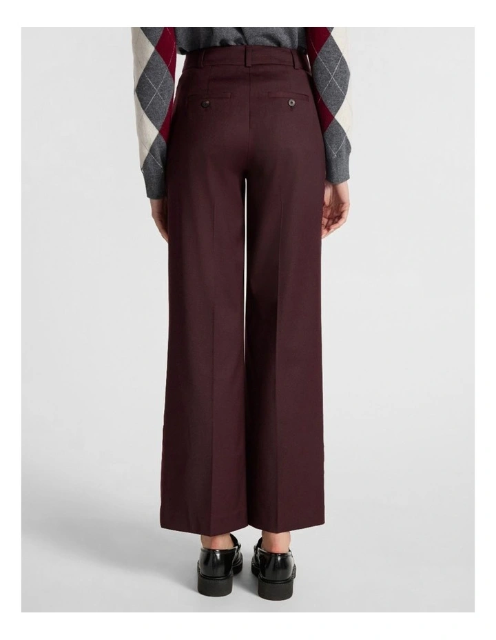 Sakura Wide Leg Pant in Ruby Port image 3