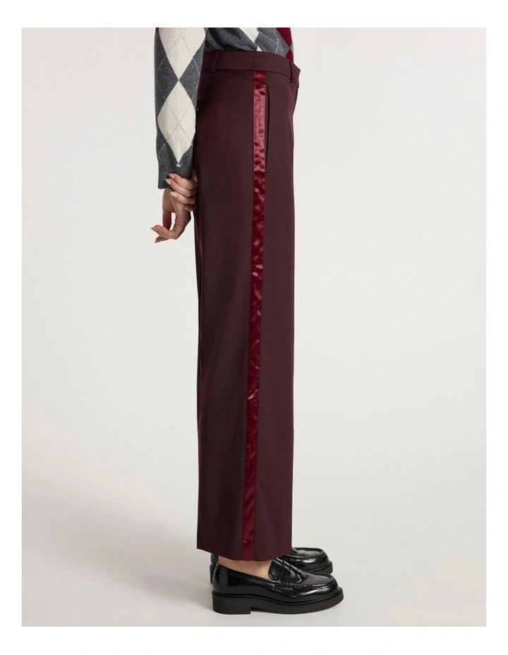 Sakura Wide Leg Pant in Ruby Port image 3
