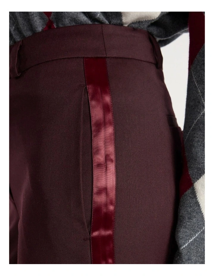 Sakura Wide Leg Pant in Ruby Port image 4