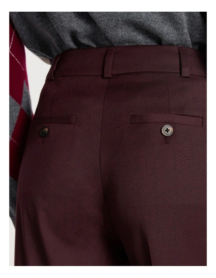 Sakura Wide Leg Pant in Ruby Port image 5