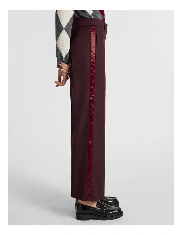 Sakura Wide Leg Pant in Ruby Port image 6