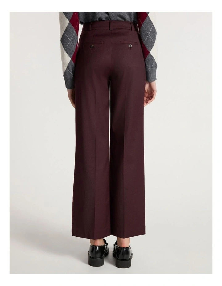 Sakura Wide Leg Pant in Ruby Port image 6