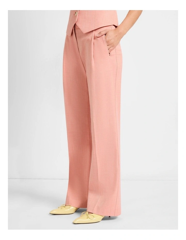 Mystery Straight Leg Pant in Peach image 2