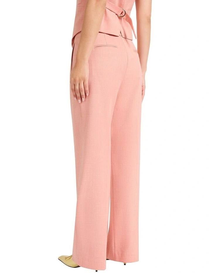 Mystery Straight Leg Pant in Peach image 2