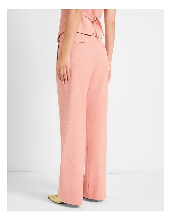 Mystery Straight Leg Pant in Peach image 3