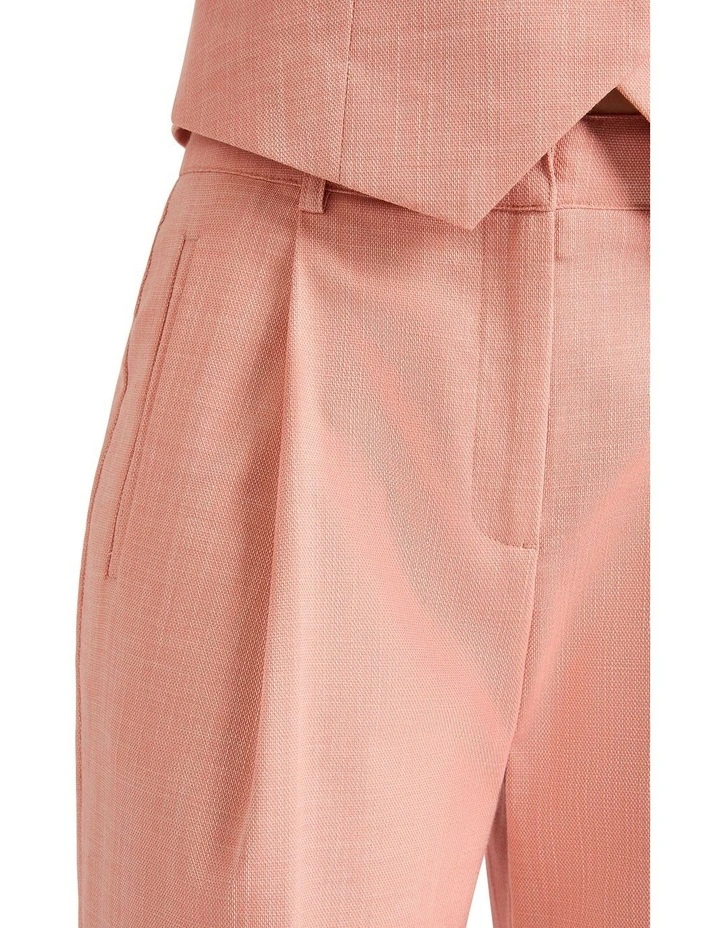 Mystery Straight Leg Pant in Peach image 4