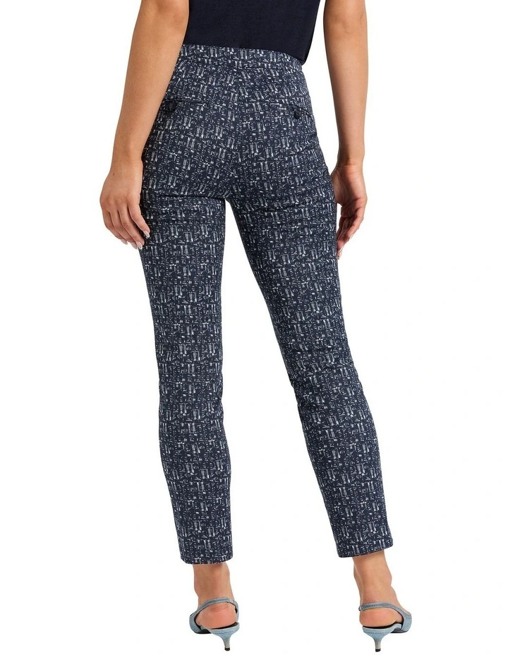 Ellis Welt Pocket Pant in Navy Multi image 2