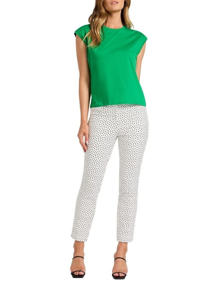 Star Welt Pocket Pant in Ivory Multi image 1