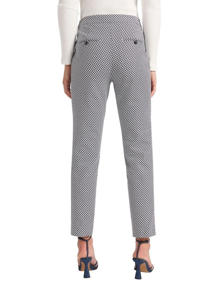 Nicki Print Pant in Navy/White image 4