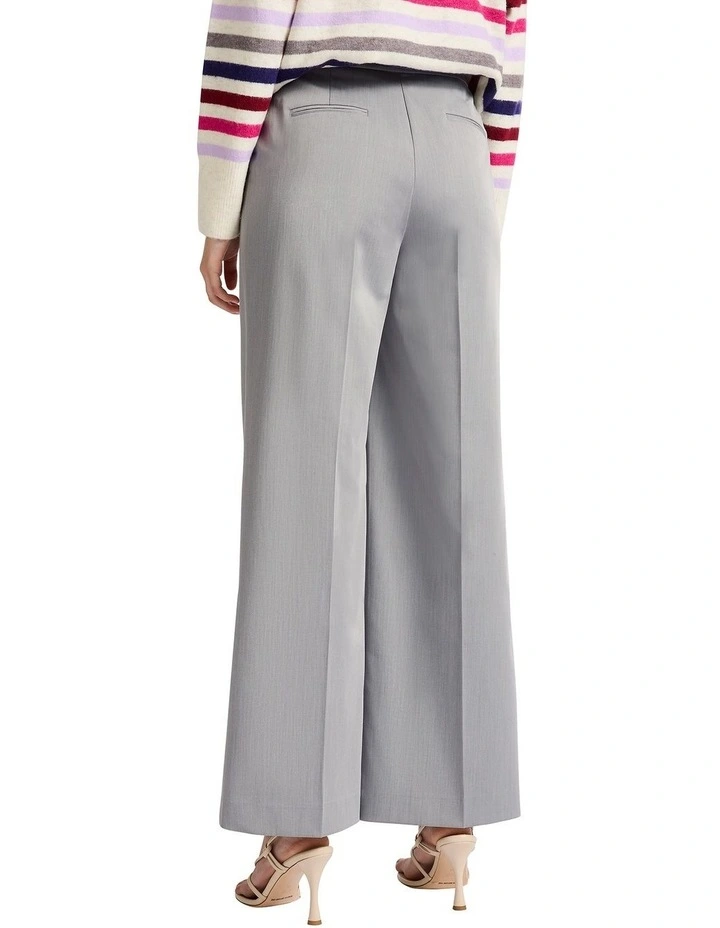 Reach Out Wide Leg Pant in Grey/White image 4